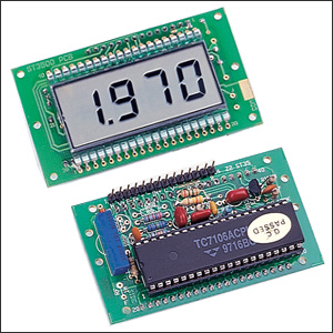 测直流电压/电流LCD数显表