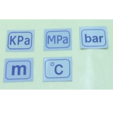 变送表单位标贴