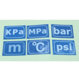 变送表单位标贴